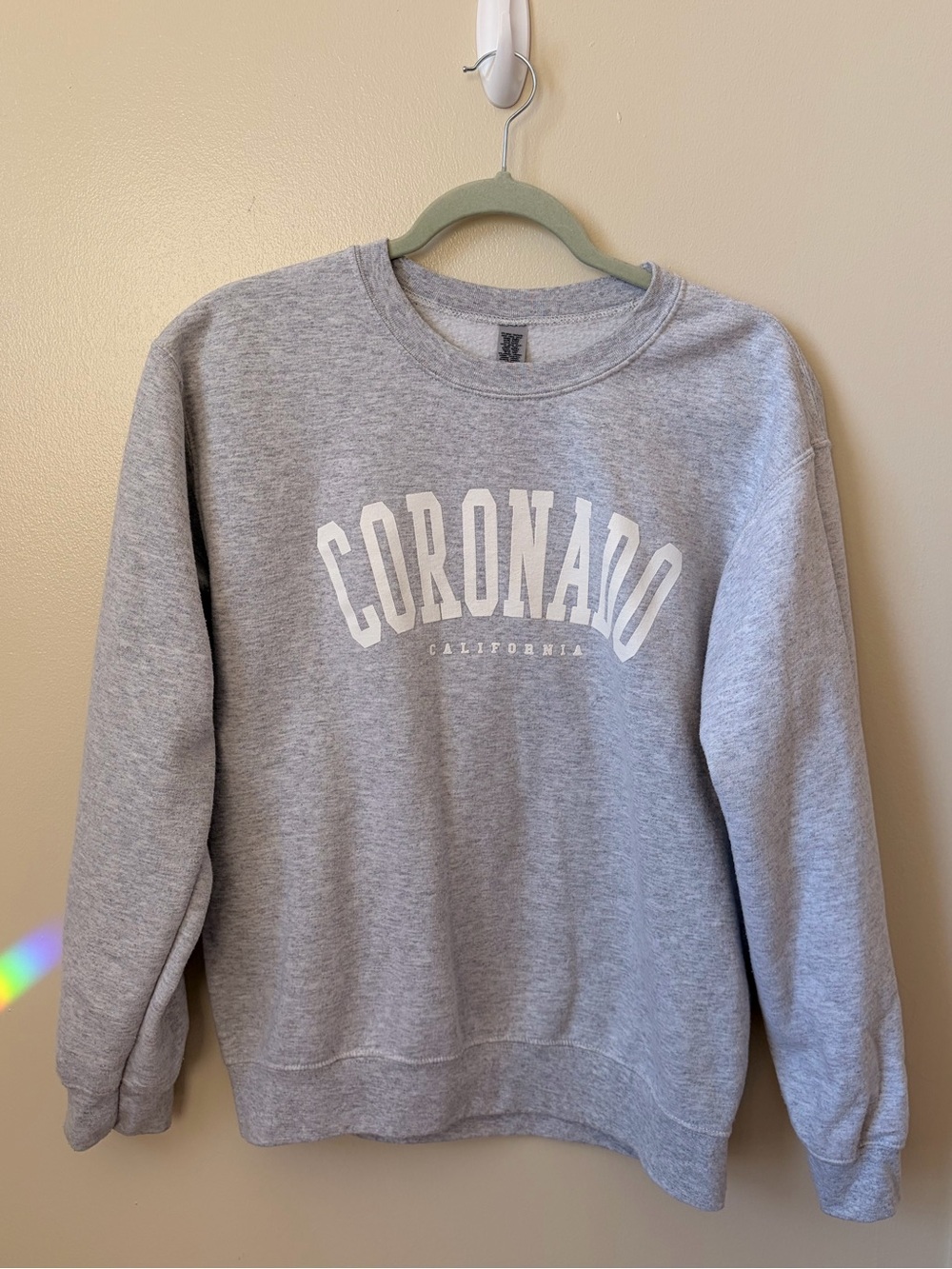 Coronado California Gray Crewneck Sweatshirt - S